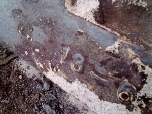 casting sand adhering